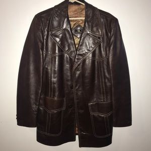 Vintage Cortefiel Leather Jacket